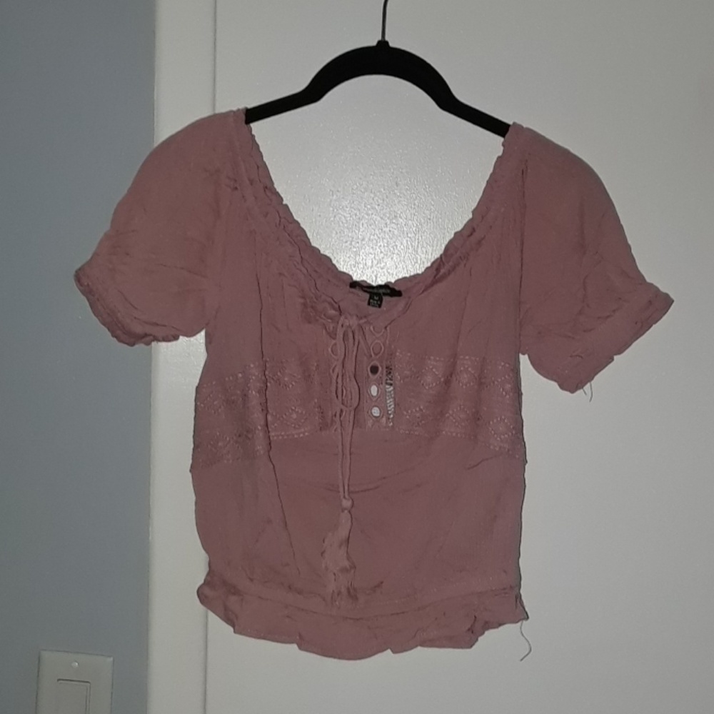 Crop top in Pink new with tag